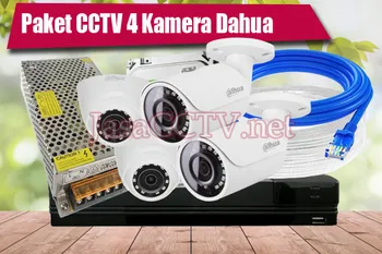 Paket CCTV 4 Kamera Dahua Cilacap