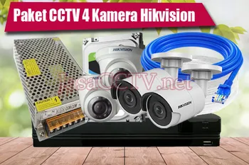 Paket CCTV 4 Titik Kamera Hikvision Kudus