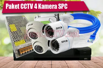 Paket CCTV 4 Kamera SPC Murah