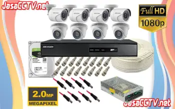 Harga Paket CCTV Hikvision 8 Kamera Solo