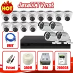 Paket CCTV 16 Kamera 2MP Hikvision